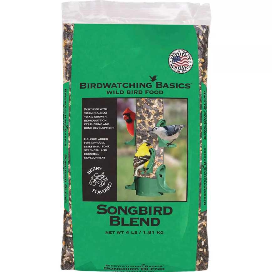 Birdwatching Basics Wild Bird Food Songbird Blend 4 Lb.