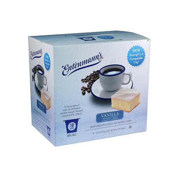 Entenmann's Vanilla Coffee K-Cups 18 ct
