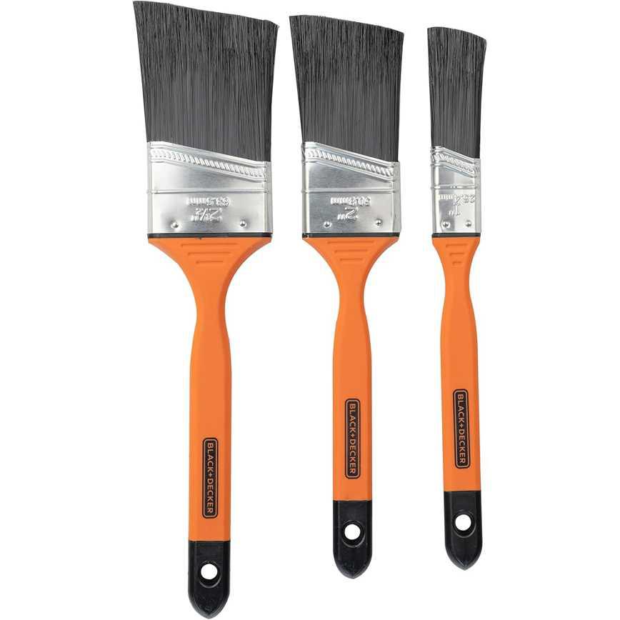 Black+Decker Angled Brush Set 3 pk.