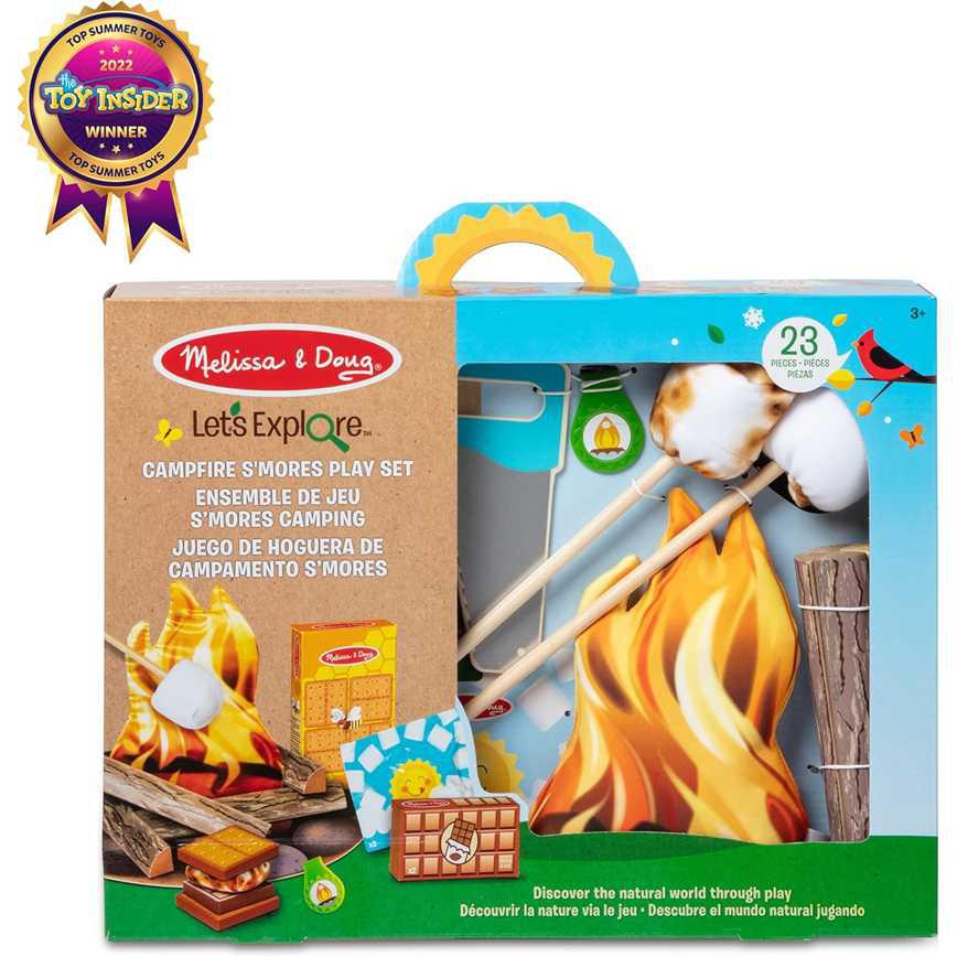 Melissa &amp; Doug Let's Explore Campfire S'mores Play Set