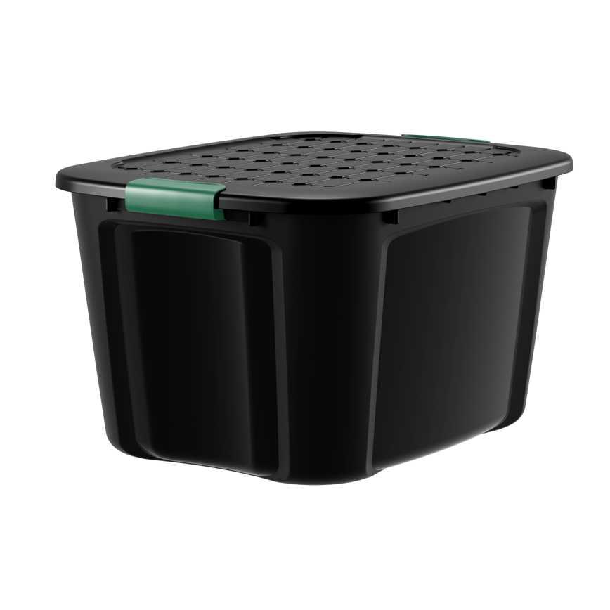 Storage Tote With Locking Lid 34 Gal.