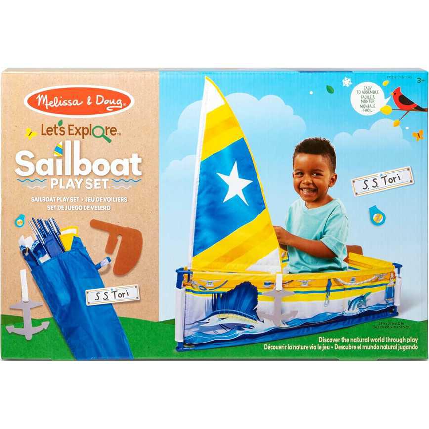 Melissa &amp; Doug Let's Explore Sailboat Play Set