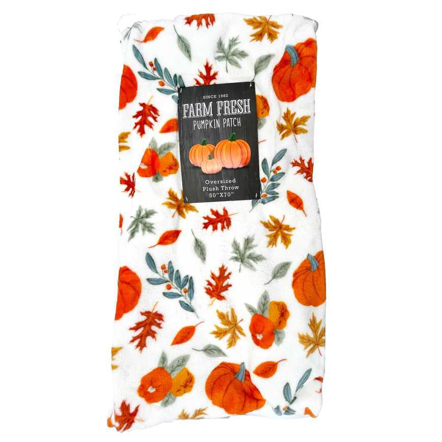Harvest Plush Throw 50" x 70"