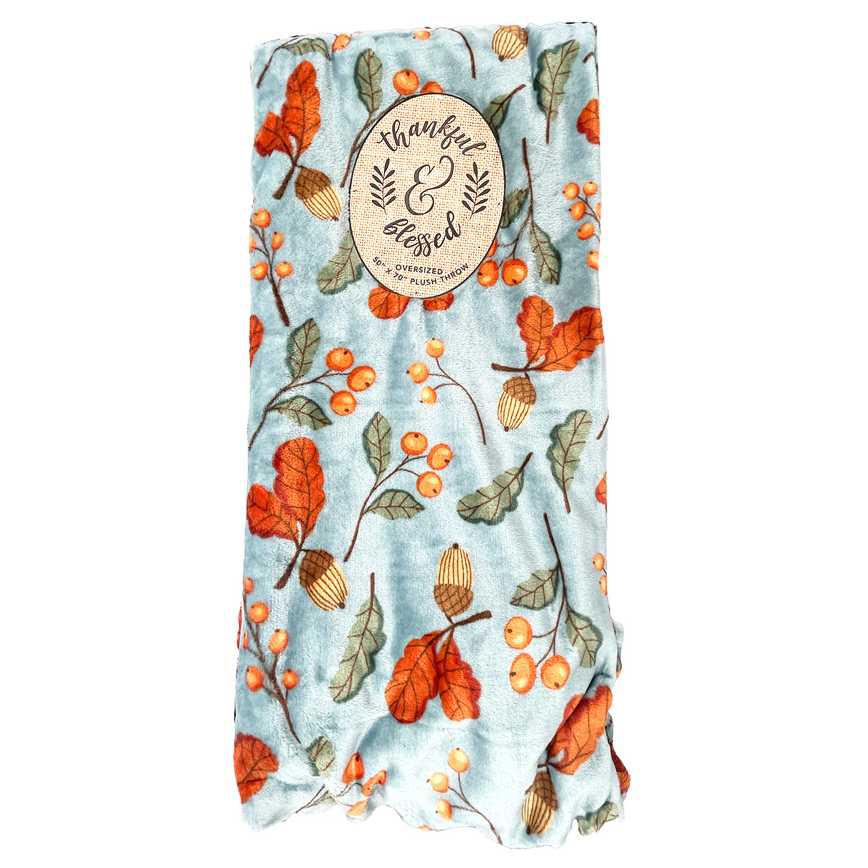 Harvest Plush Throw 50" x 70"