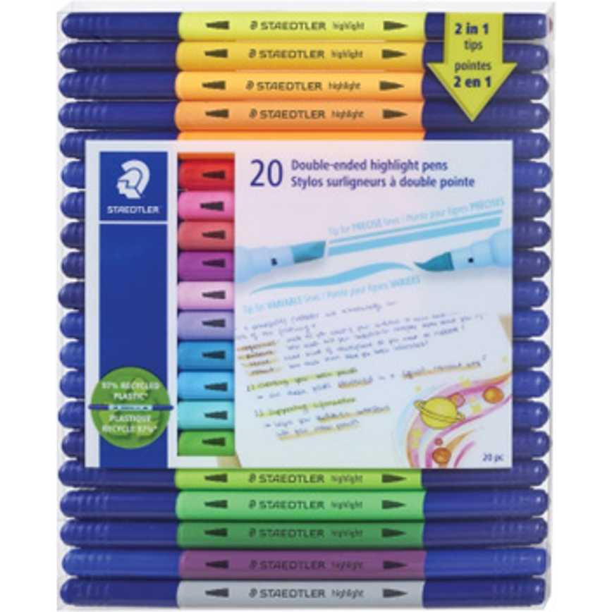 Staedtler Double-Ended Highlight Pens 20 ct.