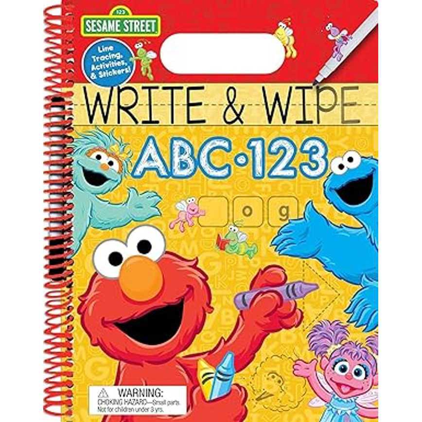 Sesame Street Write & Wipe Book