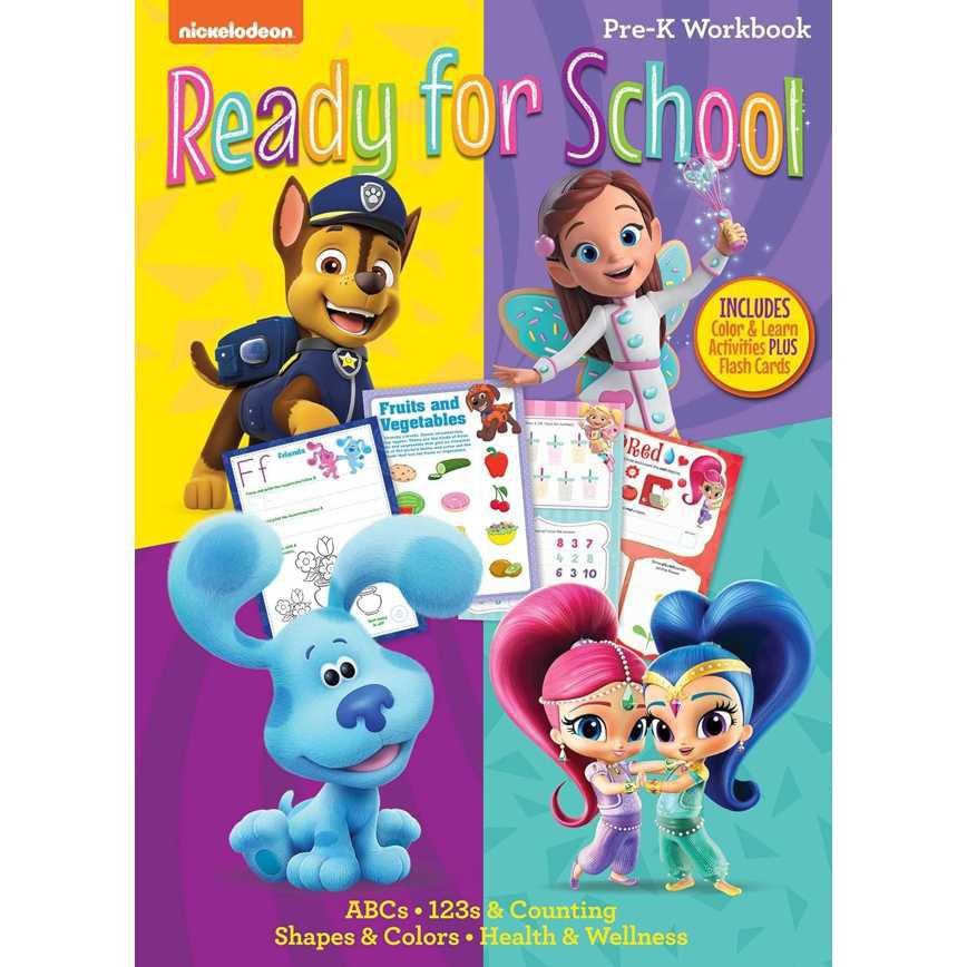 Nickelodeon Ready for School Pre-K Workbook
