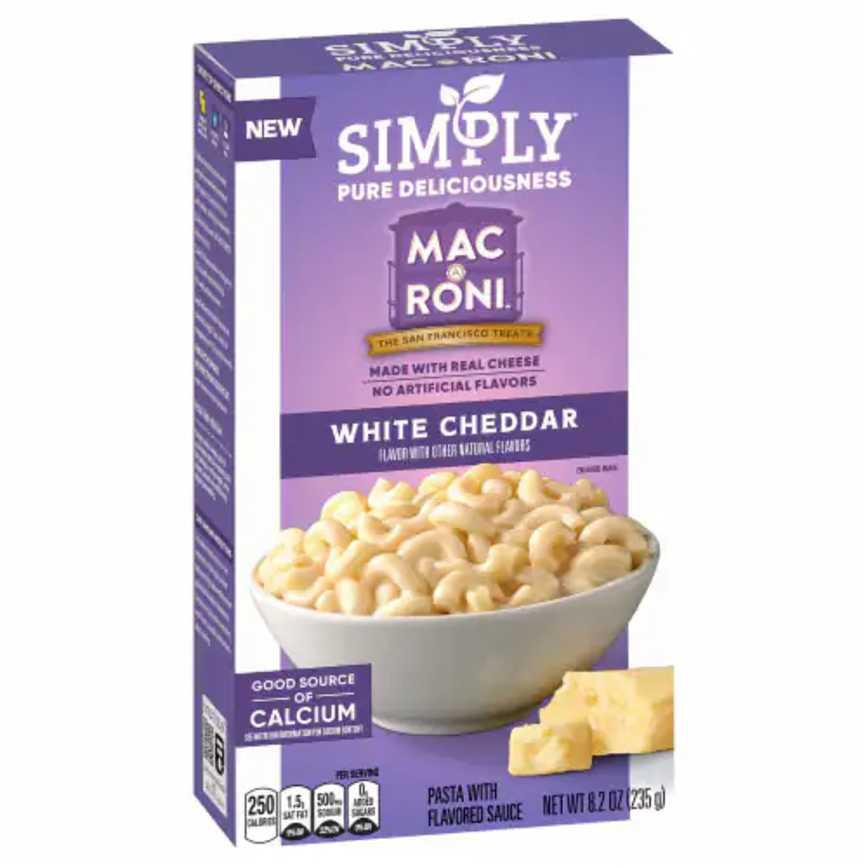 Simply Mac-A-Roni White Cheddar 8.2 oz.