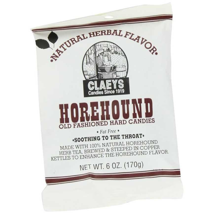 Claey's Candies Old Fashioned Hard Candies Horehound Herbal Drops 6 oz.