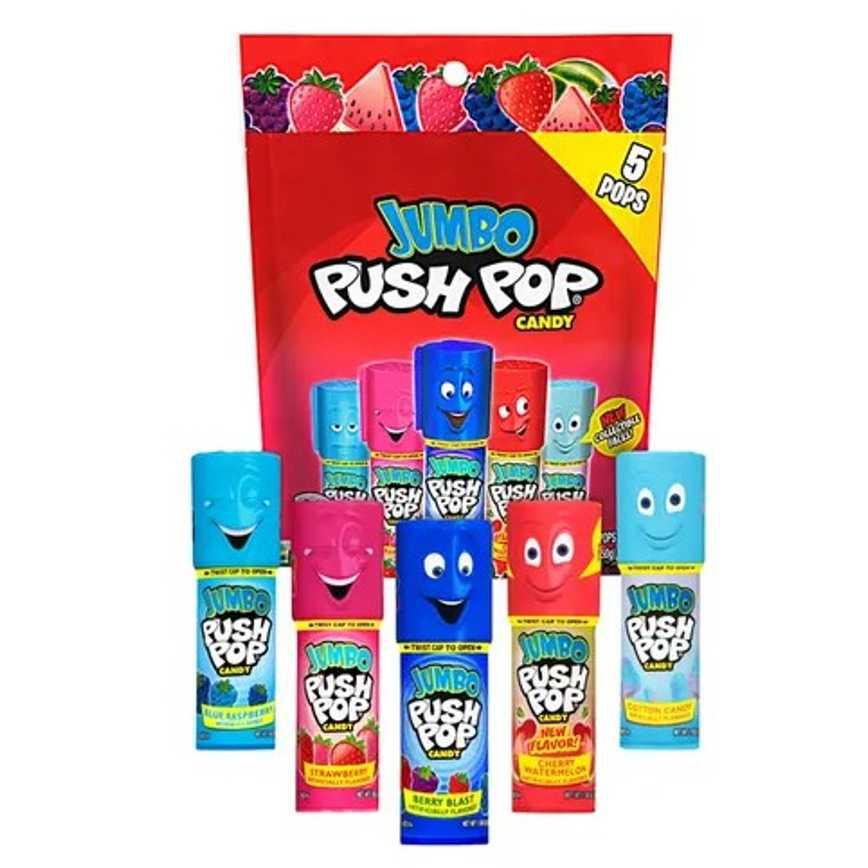 Jumbo Push Pop 5 ct.