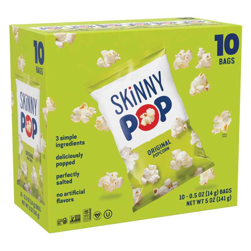 Skinny Pop Original Popcorn 10 ct. 5 oz.