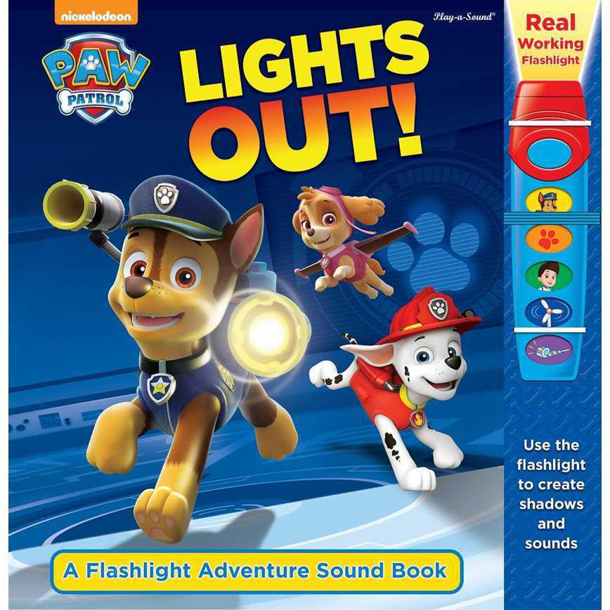 Nickelodeon Paw Patrol: Lights Out! A Flashlight Adventure Sound Book