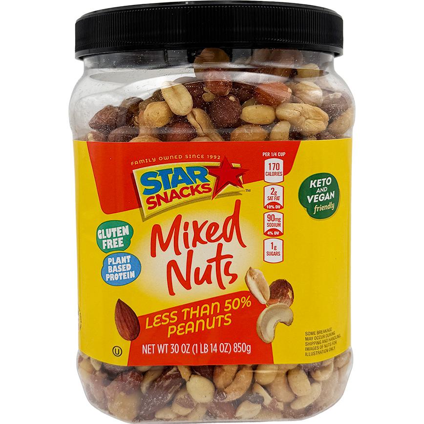 Star Snacks Mixed Nuts 30 oz.