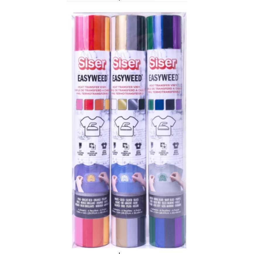 Siser Easyweed Heat Transfer Vinyl 3 pk. 12 Color