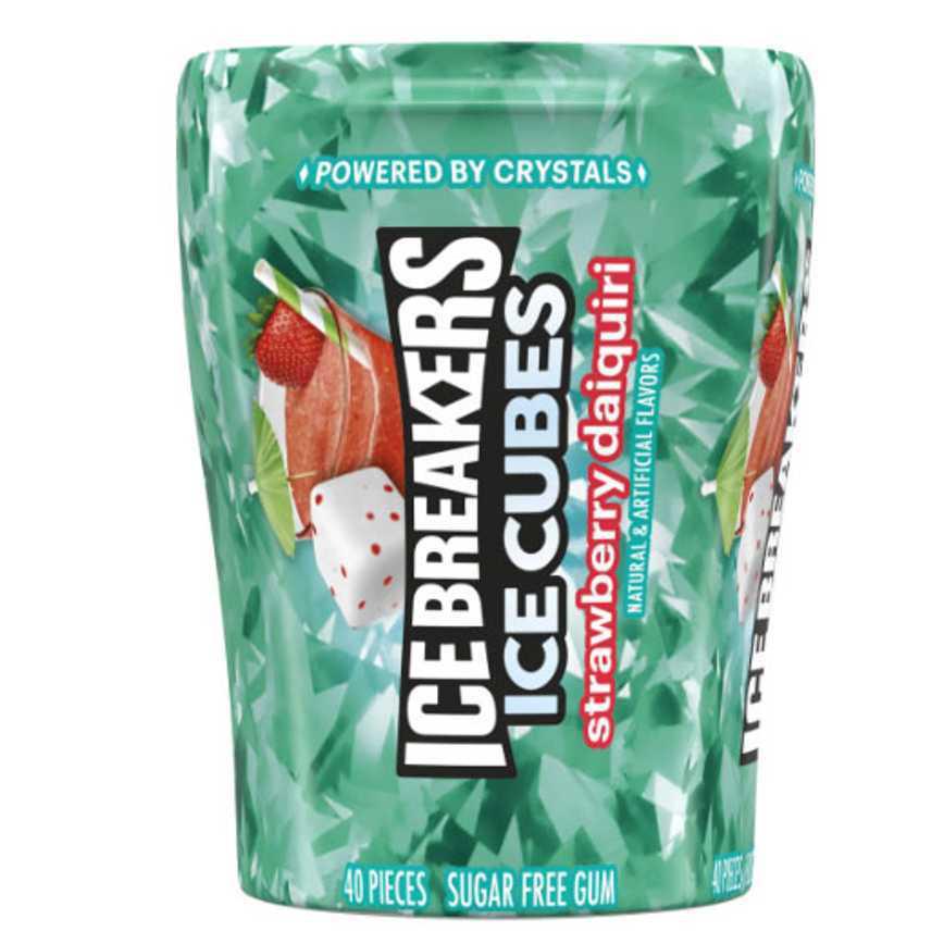 Ice Breakers Ice Cubes Strawberry Daiquiri Blast Gum 40 pc.