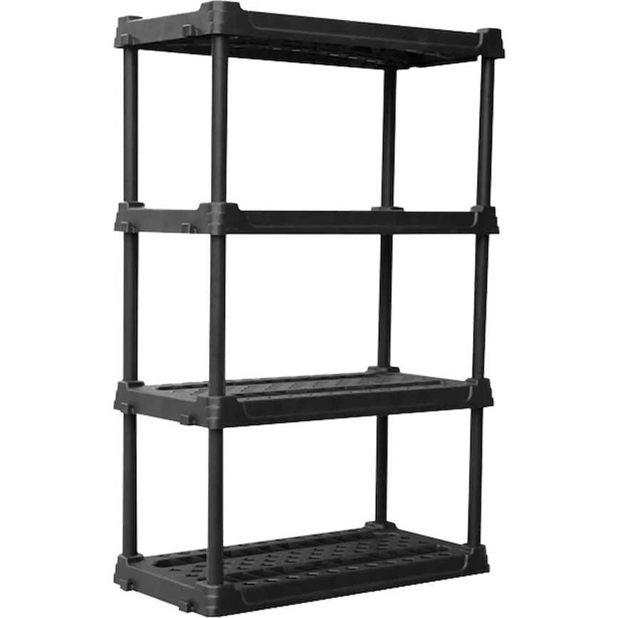 Steelton 4-Tier Plastic Shelving 36" W x 18" D x 57.6" H