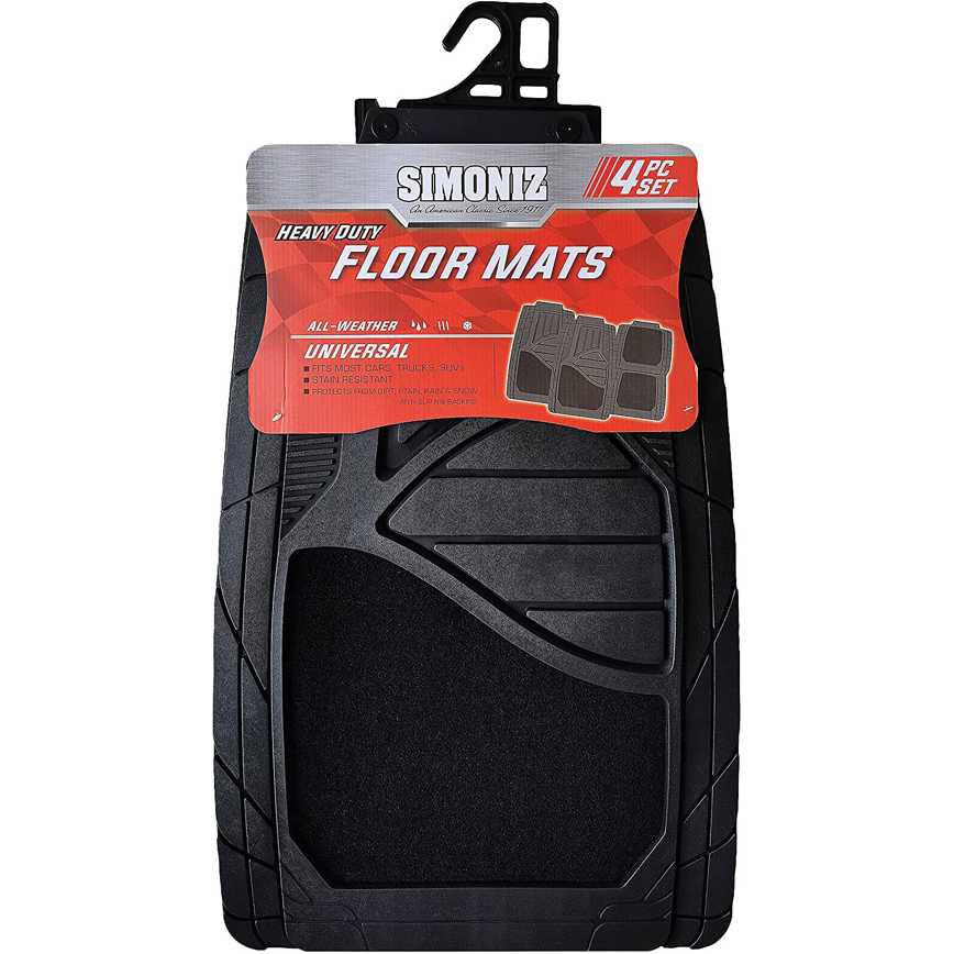 Simoniz Heavy Duty Floor Mats Set 4 pc.