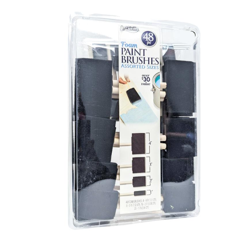 ArtSkills Foam Paint Brushes 48 pc.