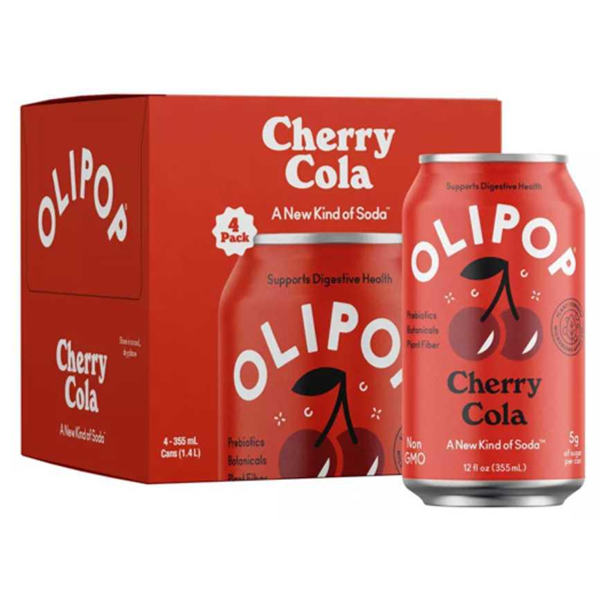Olipop Cherry Cola 4 pk. 12 oz.