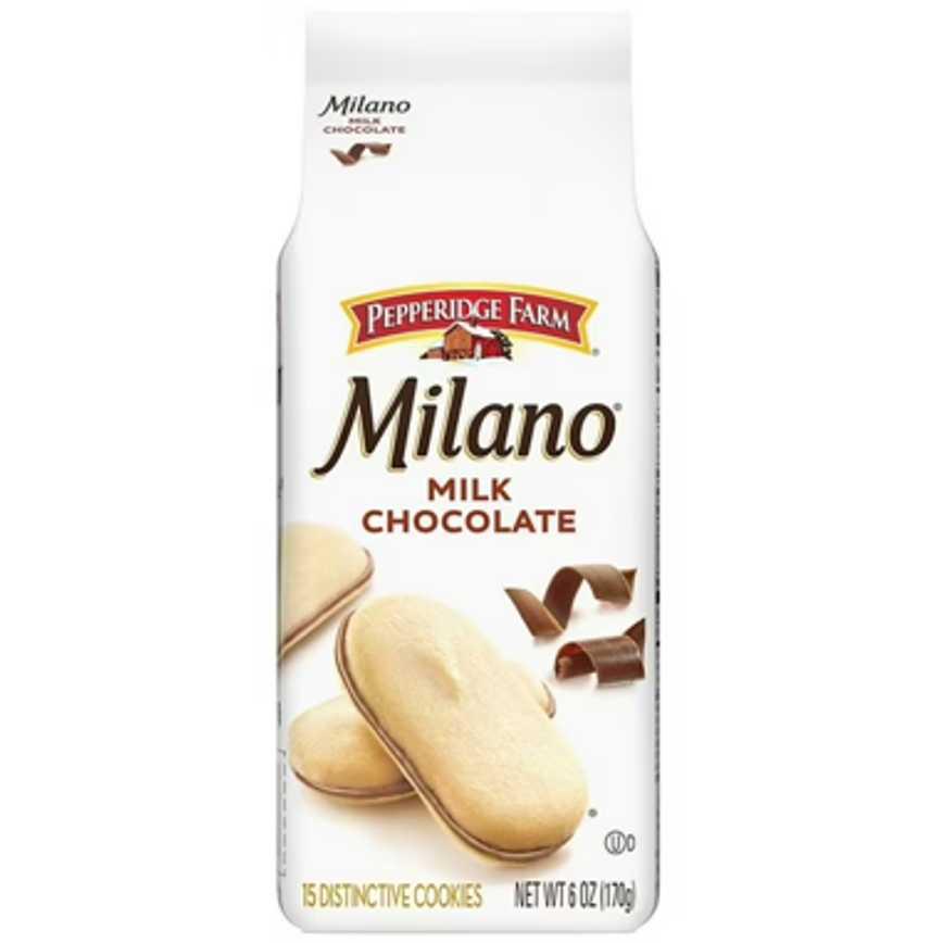 Pepperidge Farm Milano Cookies Milk Chocolate 6 oz.