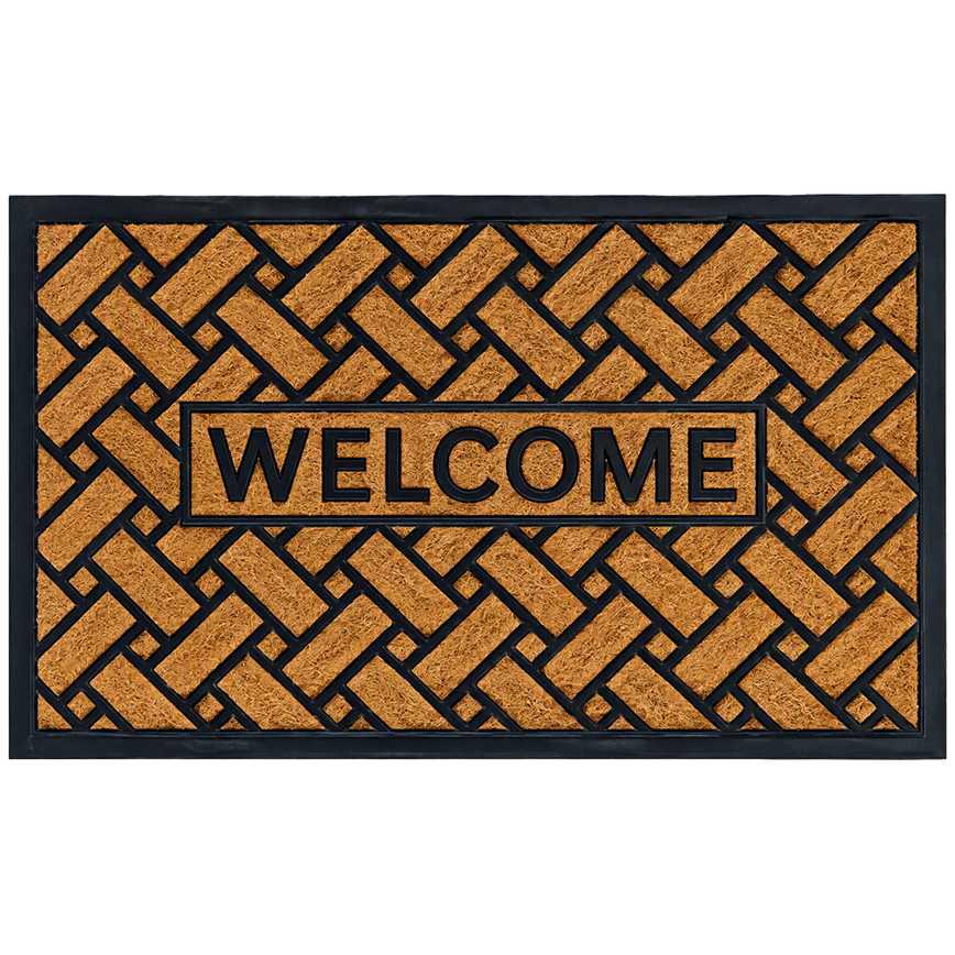 Panama Coir & Rubber Door Mat 18" x 30"