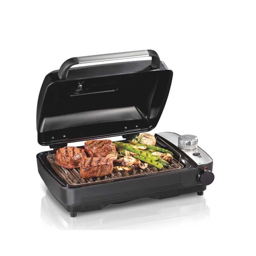 Hamilton Beach Indoor Searing Grill with Hot/Cold Smoke Infuser