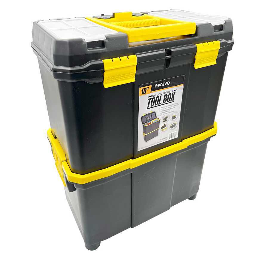 Evolve Rolling Double Tool Box 18"