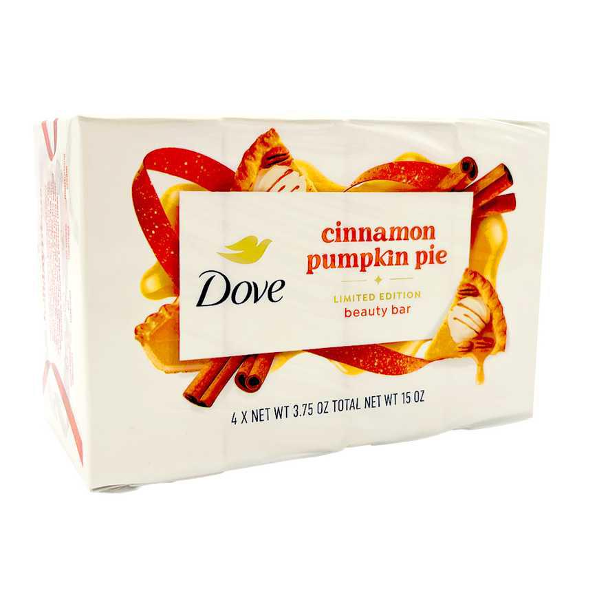 Dove Bar Soap Cinnamon Pumpkin Pie 4 pk. 3.75 oz.