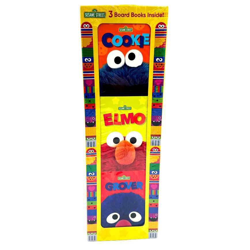Sesame Street Friends 3 Board Book Set