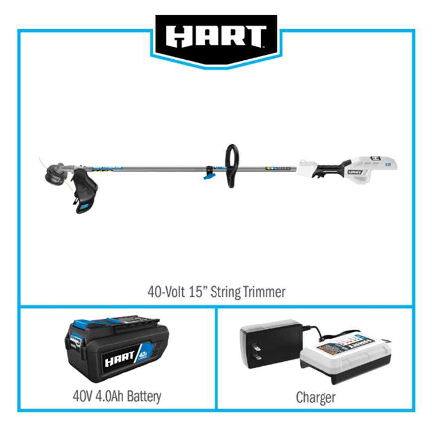 Hart String Trimmer Kit 40V 15"