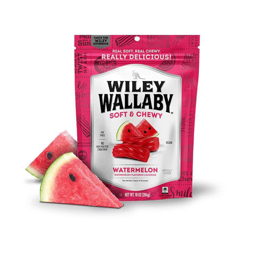 Wiley Wallaby Licorice Watermelon 10 oz.