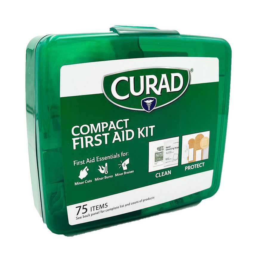 Curad Compact First Aid Kit 75 pc.