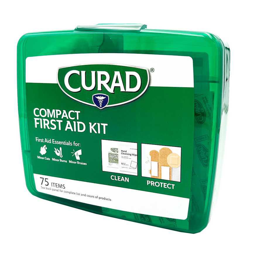 Curad Compact First Aid Kit 75 pc.