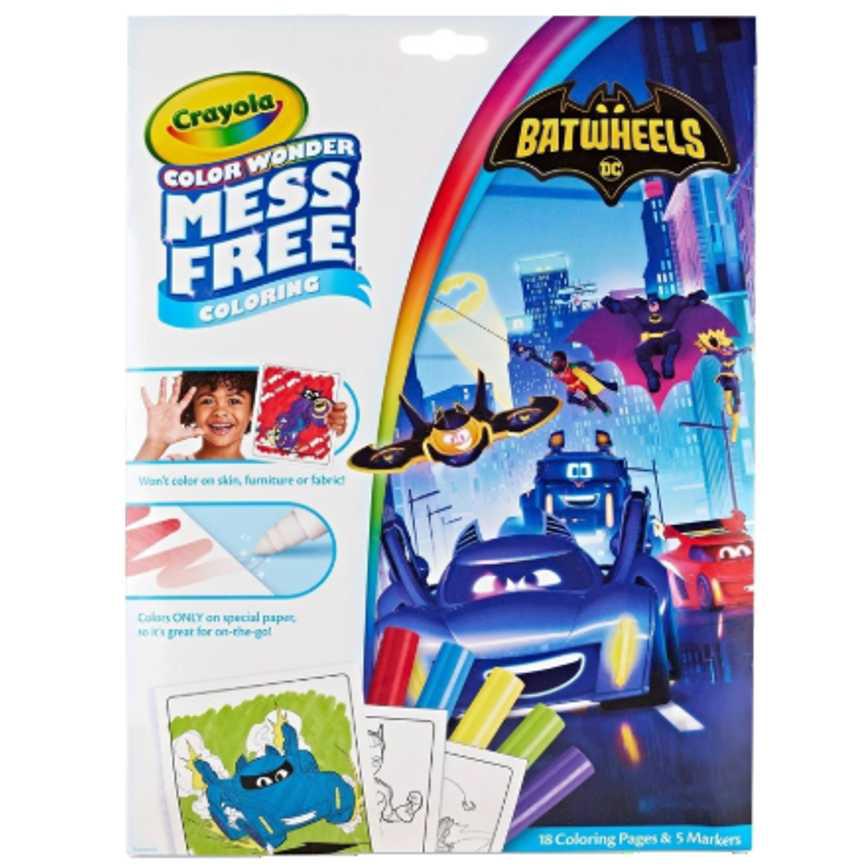 Crayola Color Wonder Mess Free Coloring Batwheels