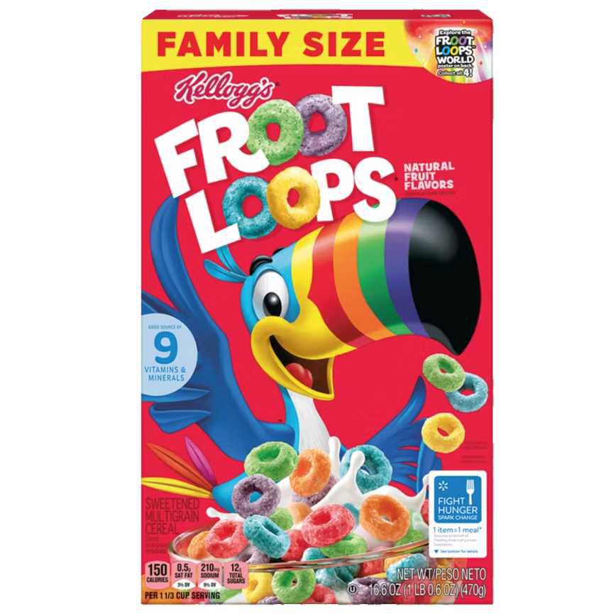 Froot Loops Family Size Cereal 16.6 oz.