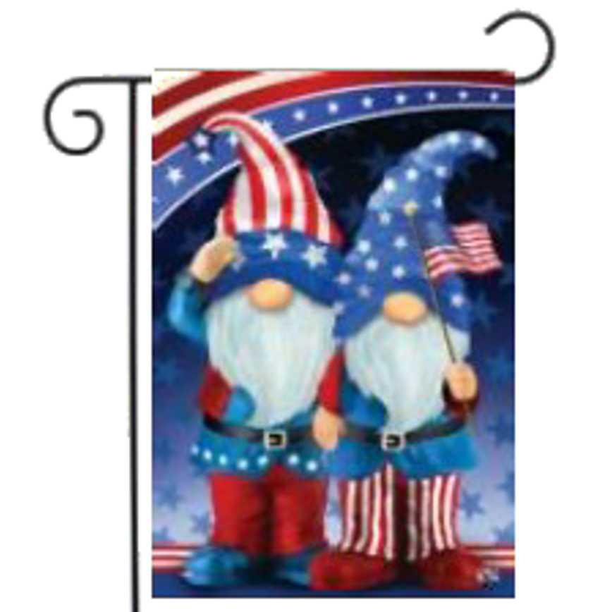 Patriotic Garden Flags 12" x 18"