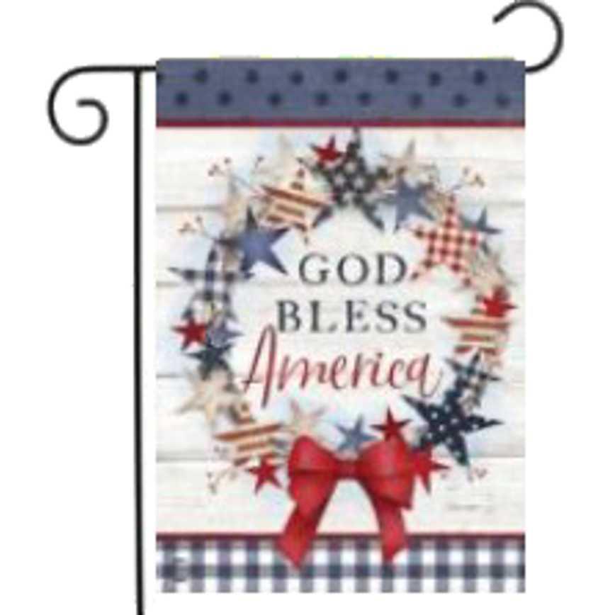 Patriotic Garden Flags 12" x 18"