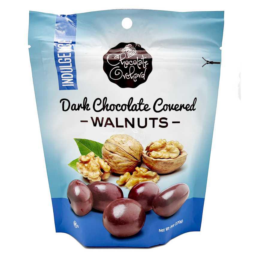 Chocolate Orchard Dark Chocolate Covered Walnuts 6 oz.
