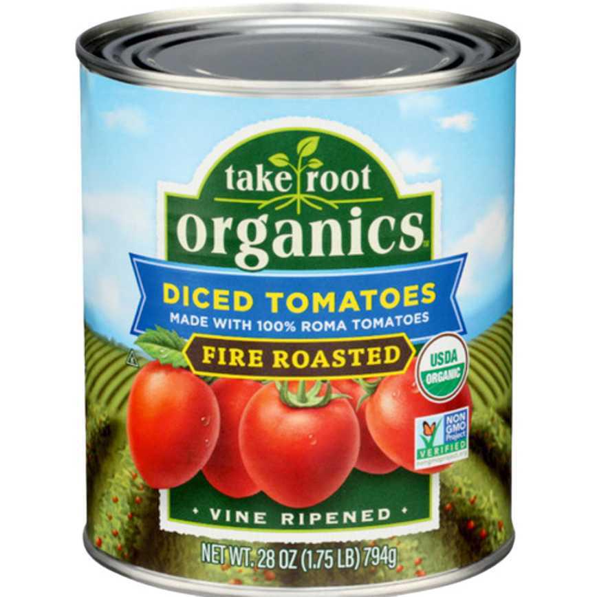 Take Root Organics Fire-Roasted Diced Tomatoes 28 oz.