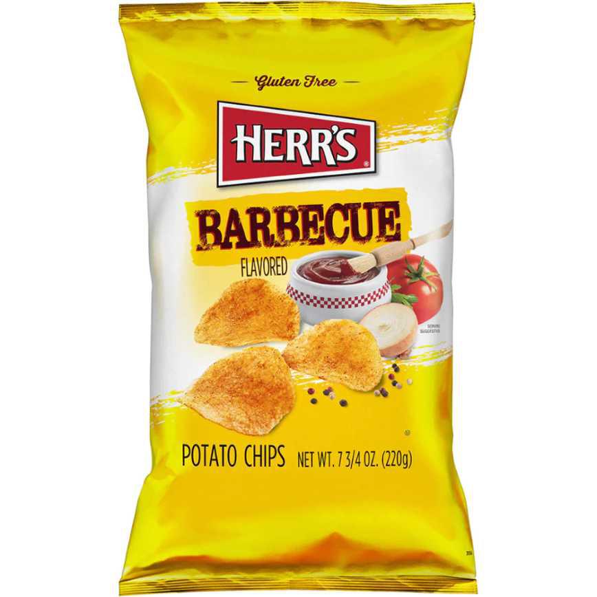 Herr's Potato Chips Barbecue 7 oz.