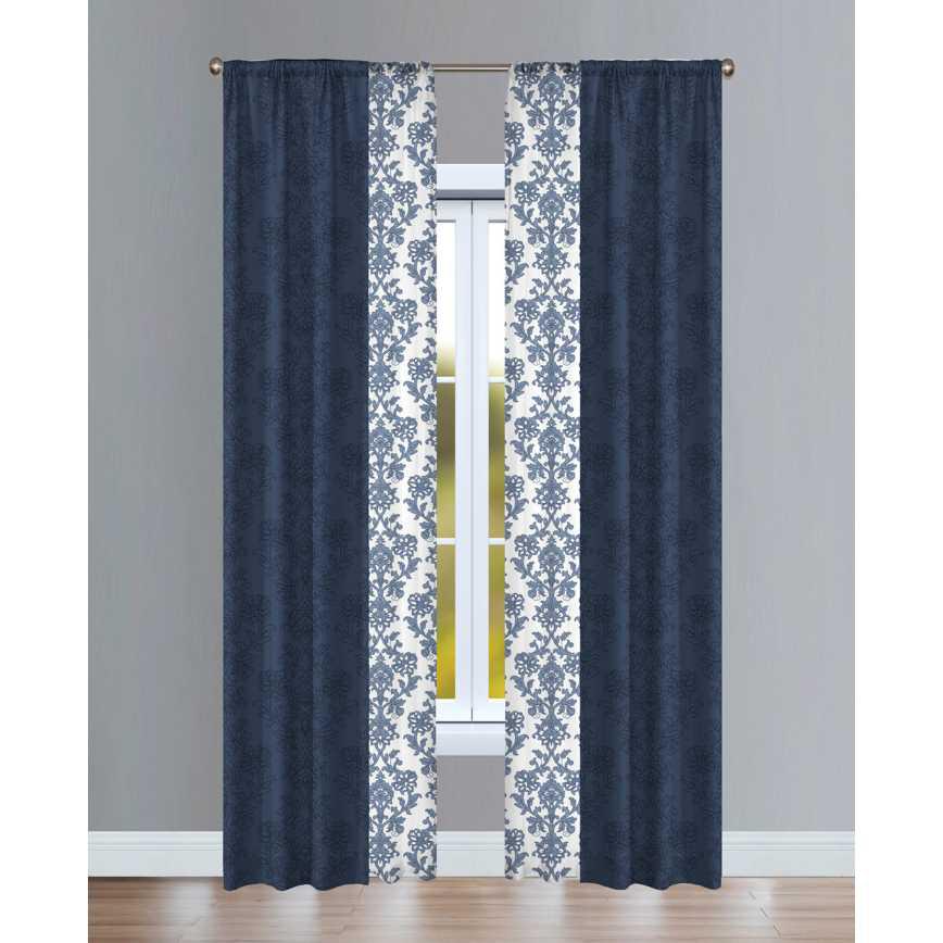 Window Panel Print Light Filtering Window Panels 4 Piece Set 84 in. - Ollie's Bargain Outlet