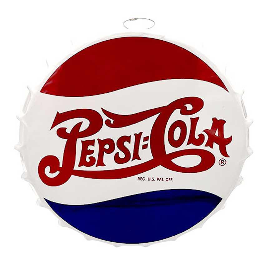 Metal Bottle Cap Signs 16"