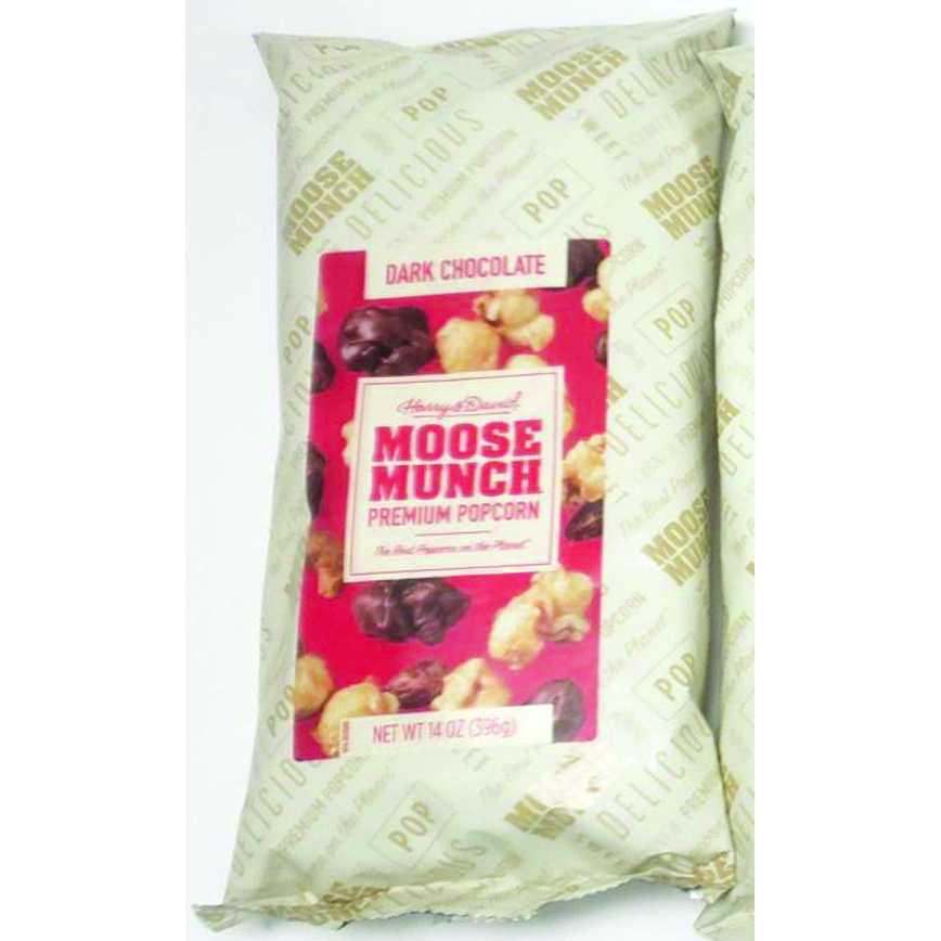 Harry and David Moose Munch Premium Popcorn Dark Chocolate 14 oz.