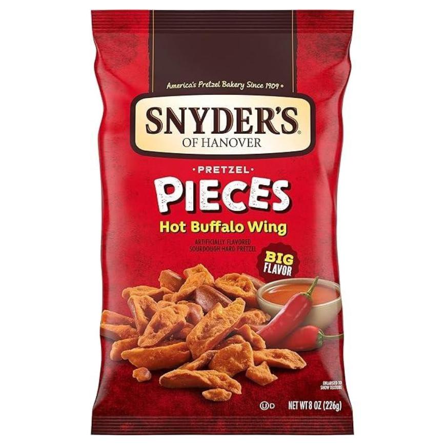 Snyder's of Hanover Flavored Pretzel Pieces Hot Buffalo Wing 8 oz.