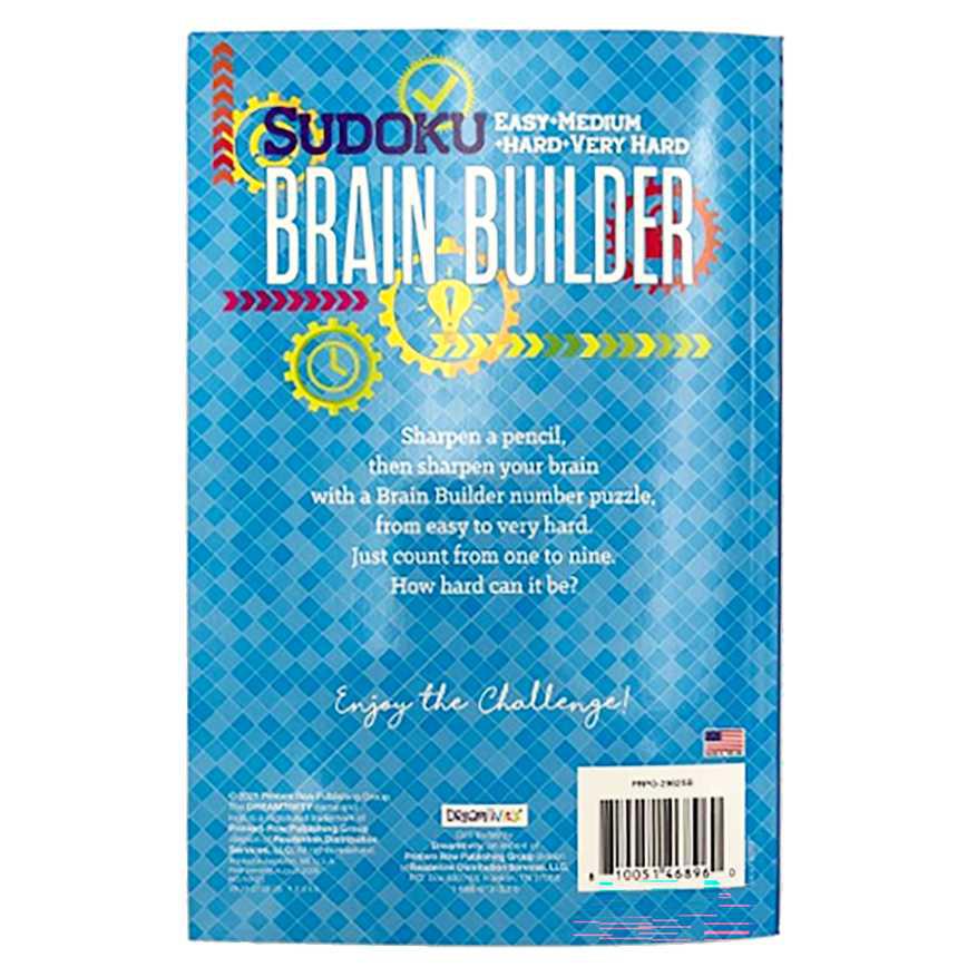 Sudoku Brain Builder Digest-Sized Puzzle Book