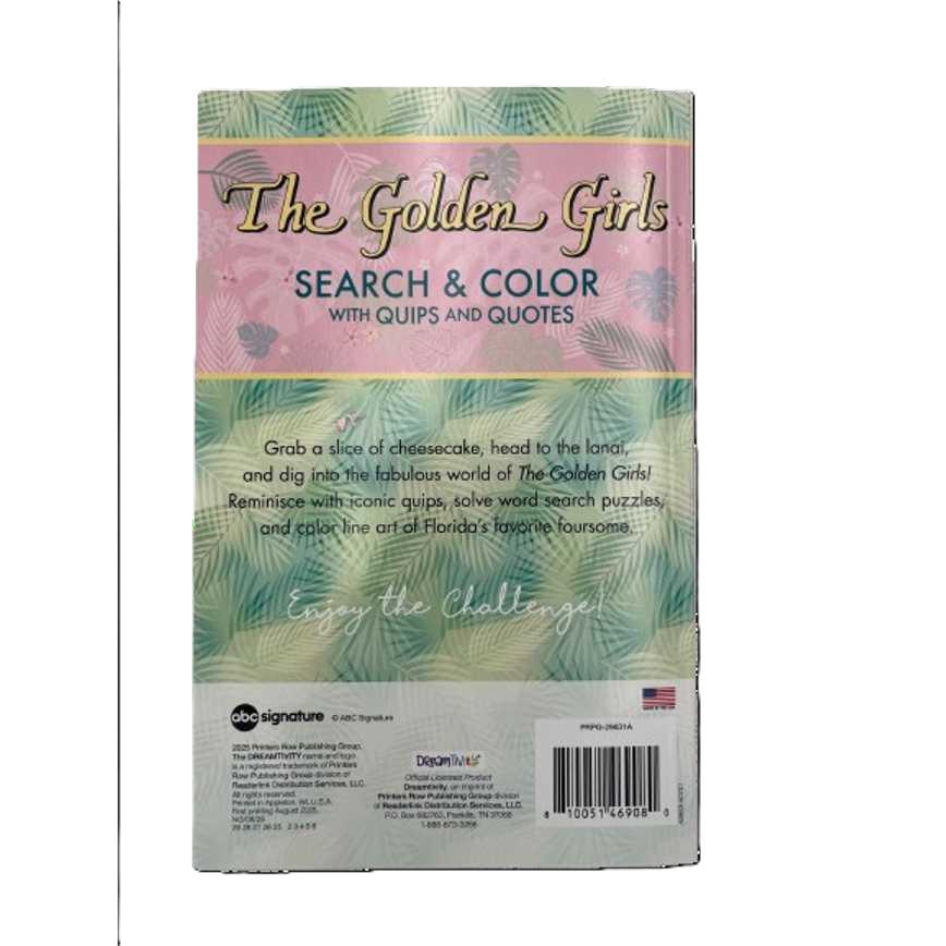 Golden Girls Digest-Sized Word Search