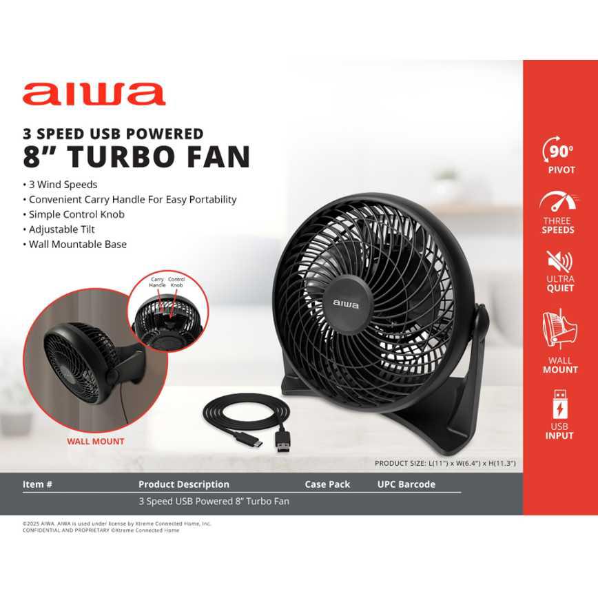 Aiwa Turbo Fan 8"