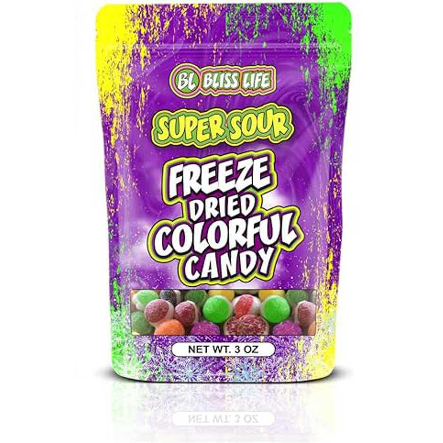 Bliss Life Freeze Dried Candy Super Sour 3 oz.