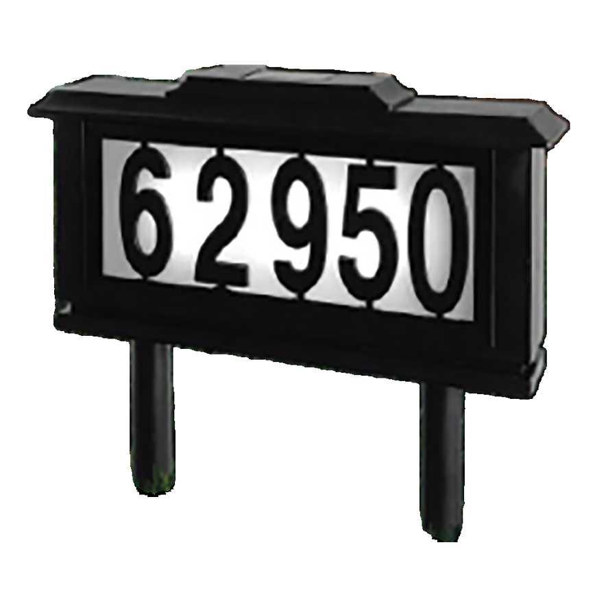 Bulldog Hardware Solar Address Sign
