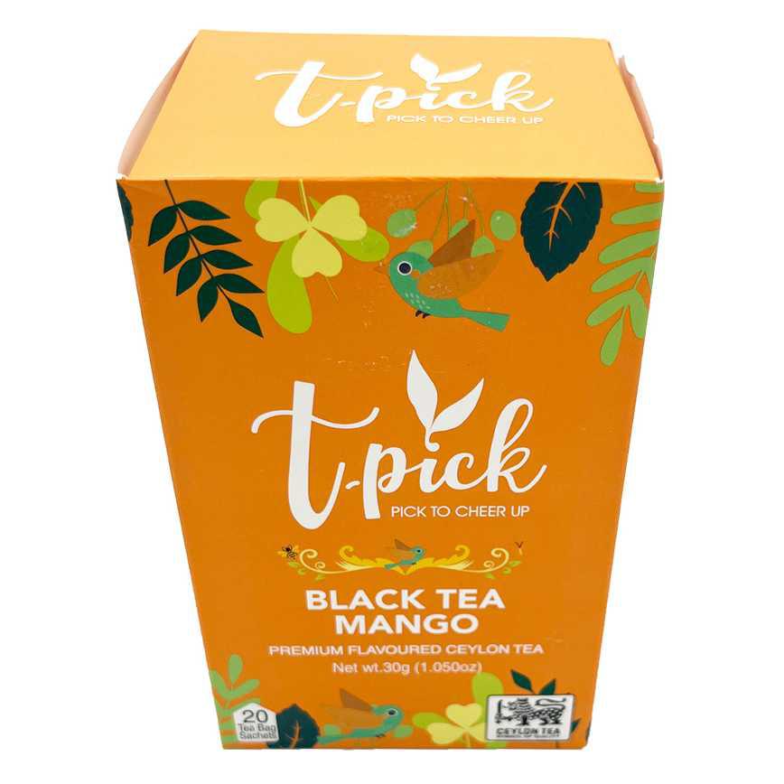 T-Pick Teas Black Tea Mango 20 ct.